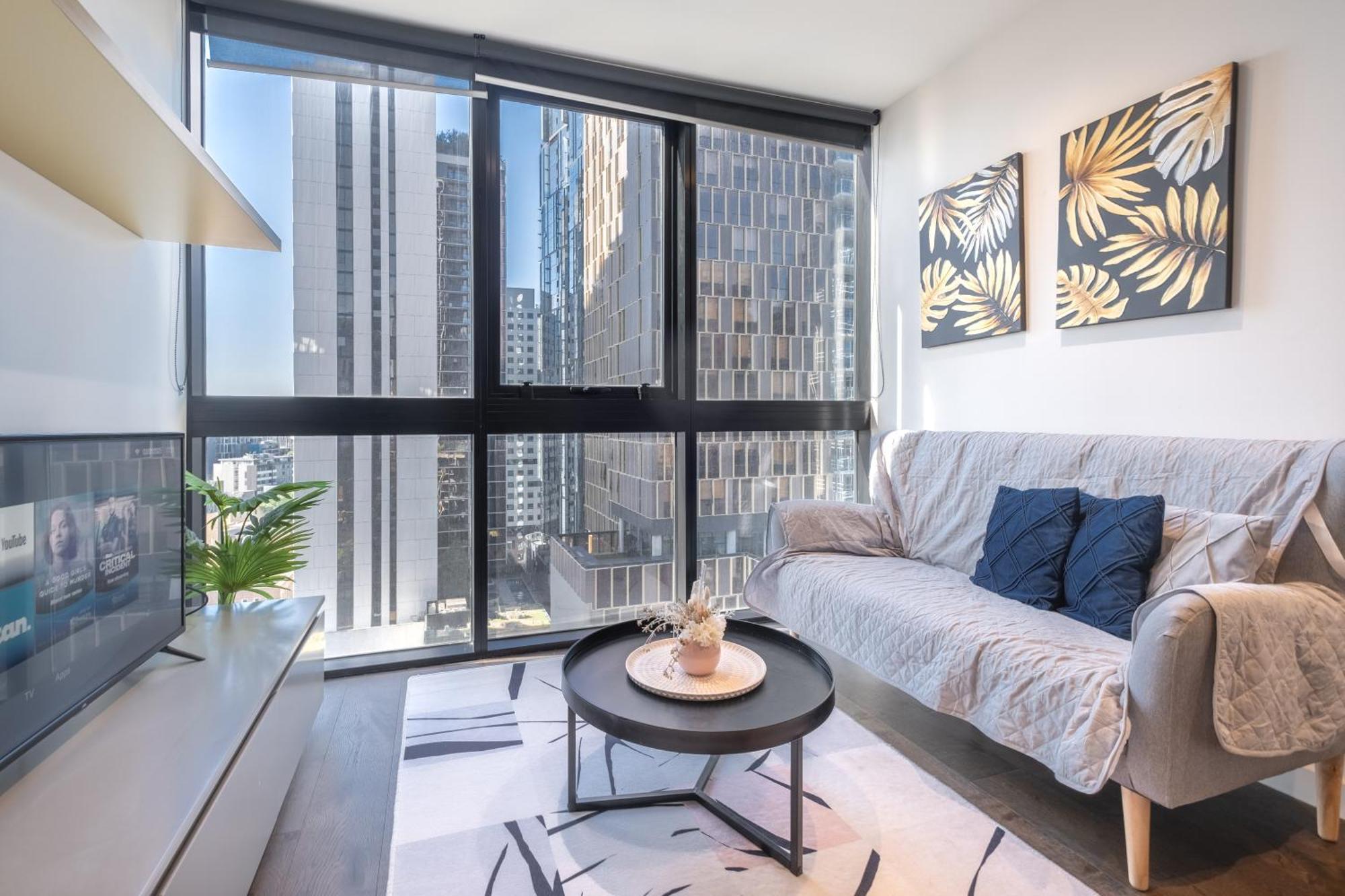 Relaxed 1Br1Ba City View Apt Wifi In Heart Melcbd Melbourne Dış mekan fotoğraf