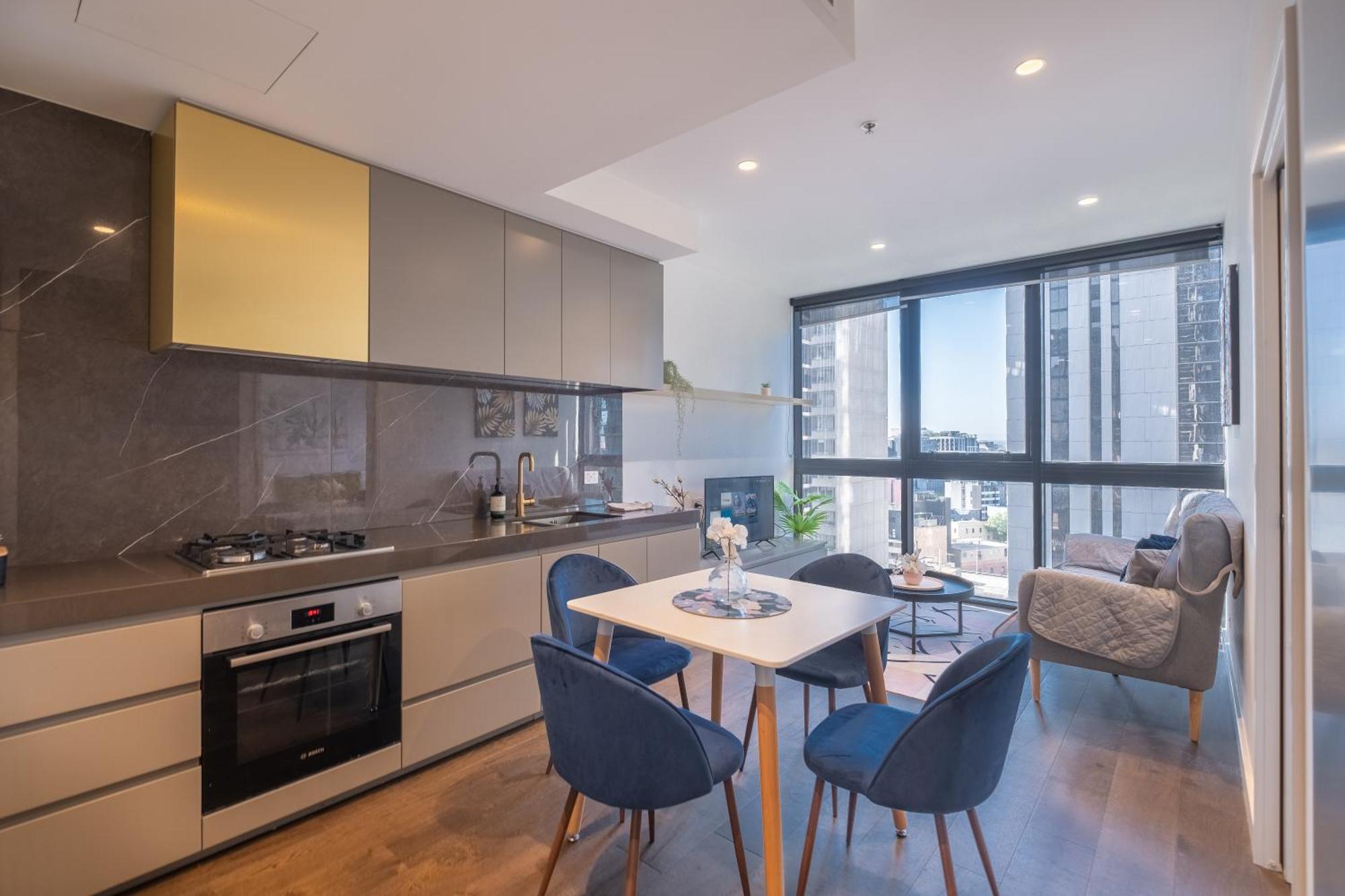 Relaxed 1Br1Ba City View Apt Wifi In Cbd Melbourne Dış mekan fotoğraf